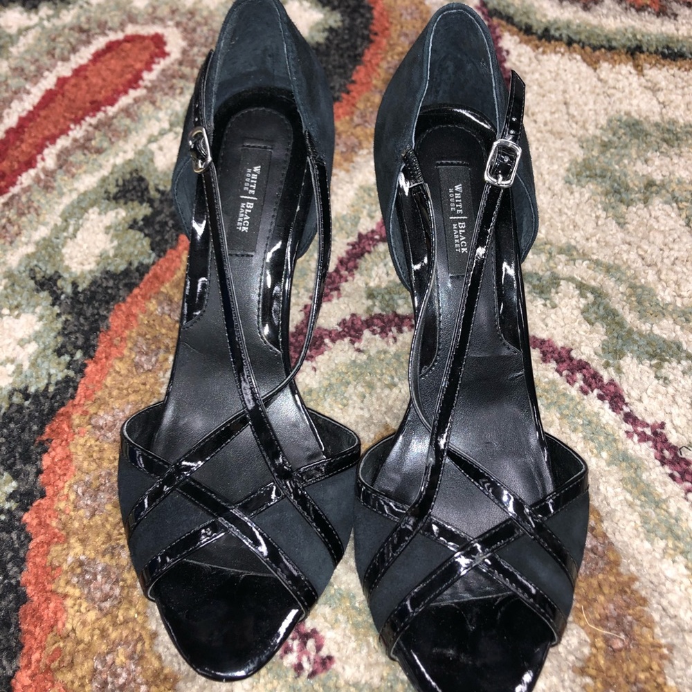 White House Black Market Strappy Heels